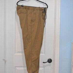 Pre owned Old Navy Men's Built In Flex Jogger pants size XL color brown.